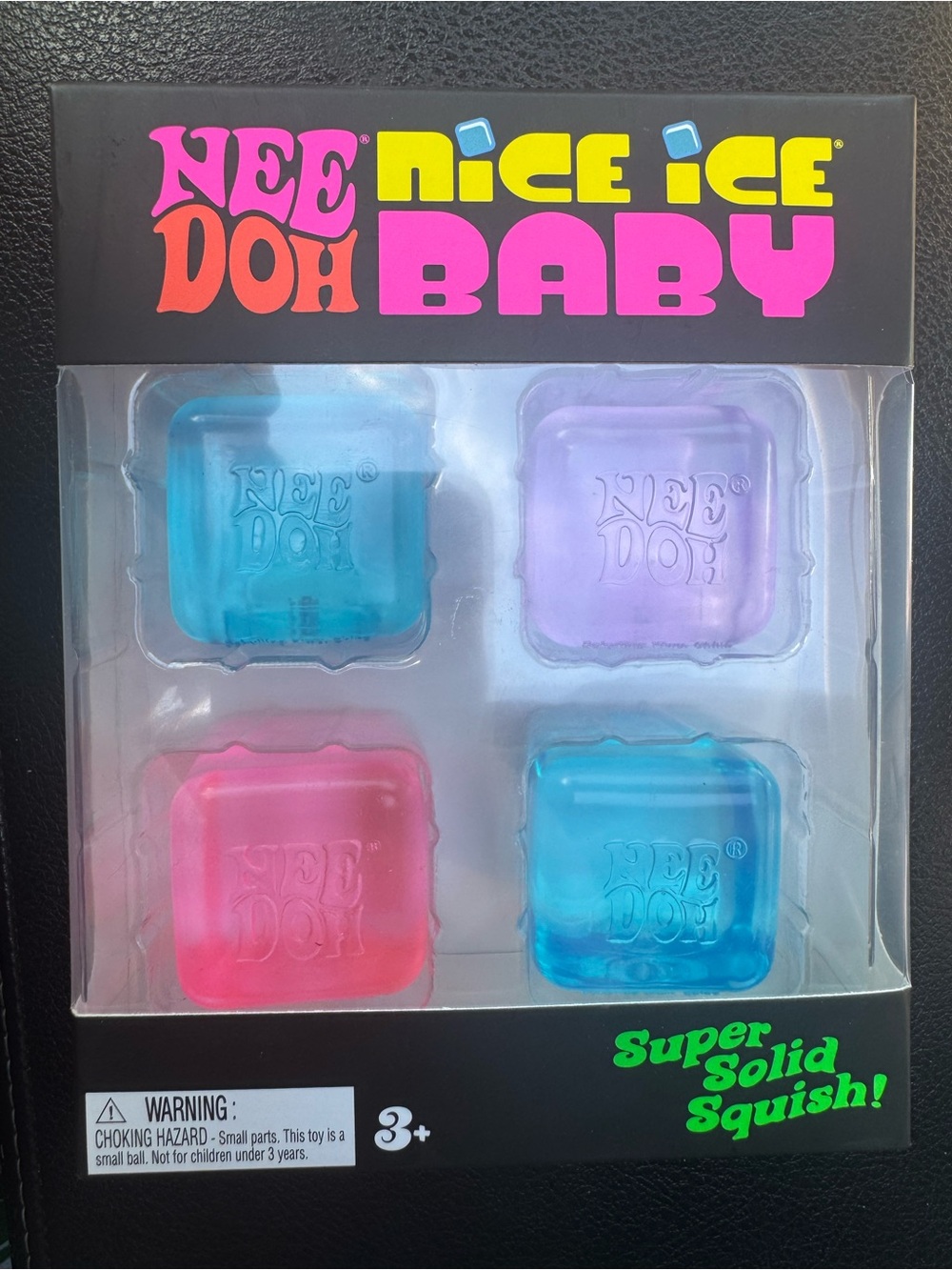 Nice Ice Baby Super Solid Squish Set - Brand - Pink, Purple, Blue, Teal